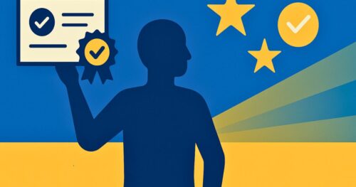 資格で学習意欲を示す