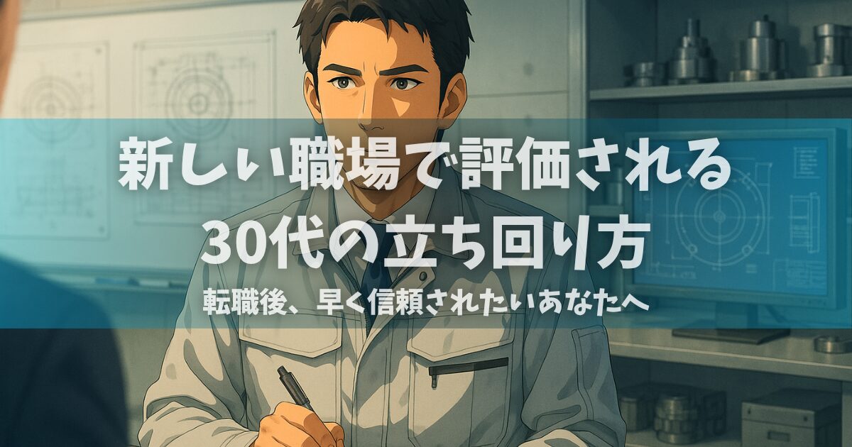 30代転職後のキャリア戦略