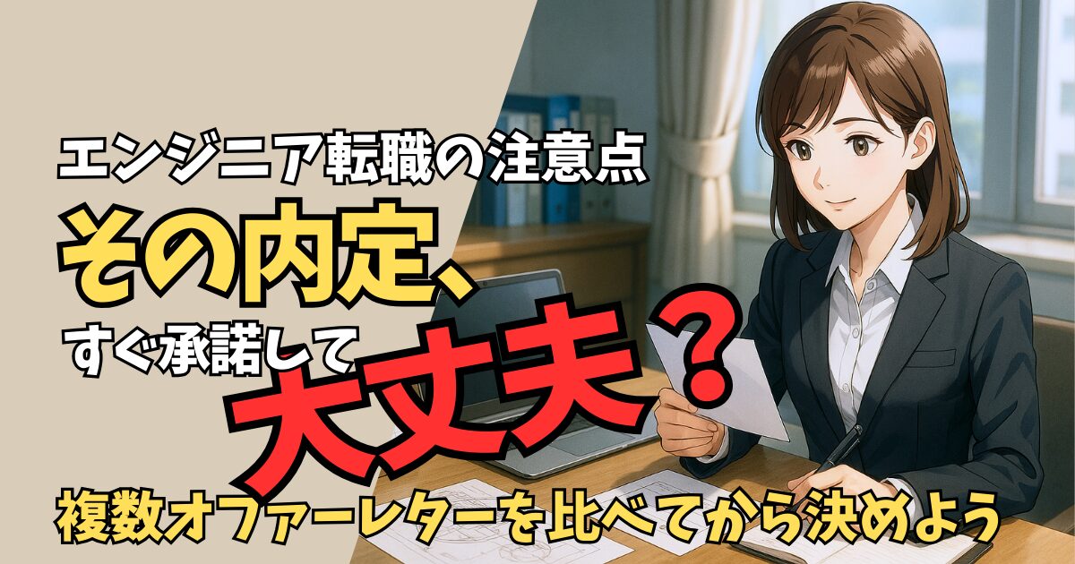 複数の内定から選ぶポイント